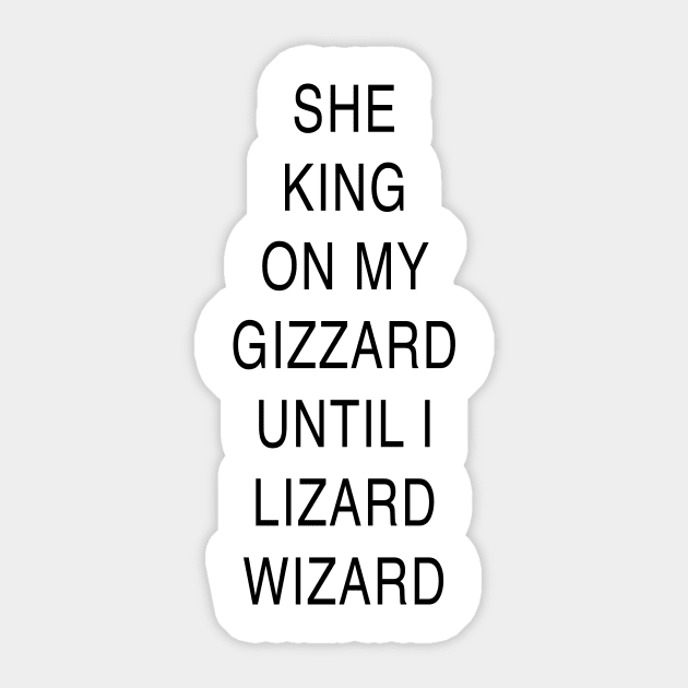 LIZARD WIZARD Sticker by TheCosmicTradingPost